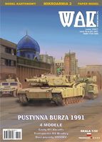 Pustynna Burza 1991 4 modele Czog Abrams, transporter M2 Bradley, dwa pojazdy HMMWY