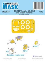 DH.100 Vampire Mk.3/5/9 and export variants (for Special Hobby kit)